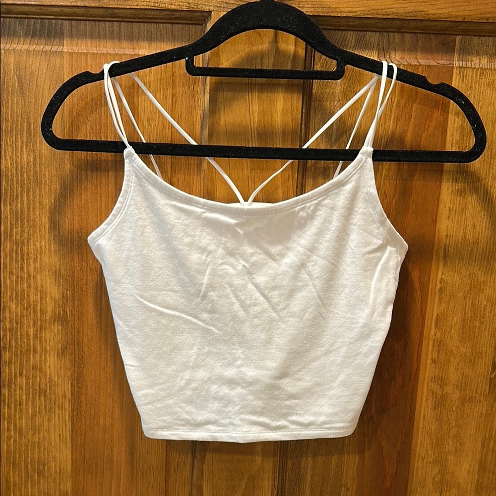Abercrombie & Fitch Cream Double-Strap Camisole